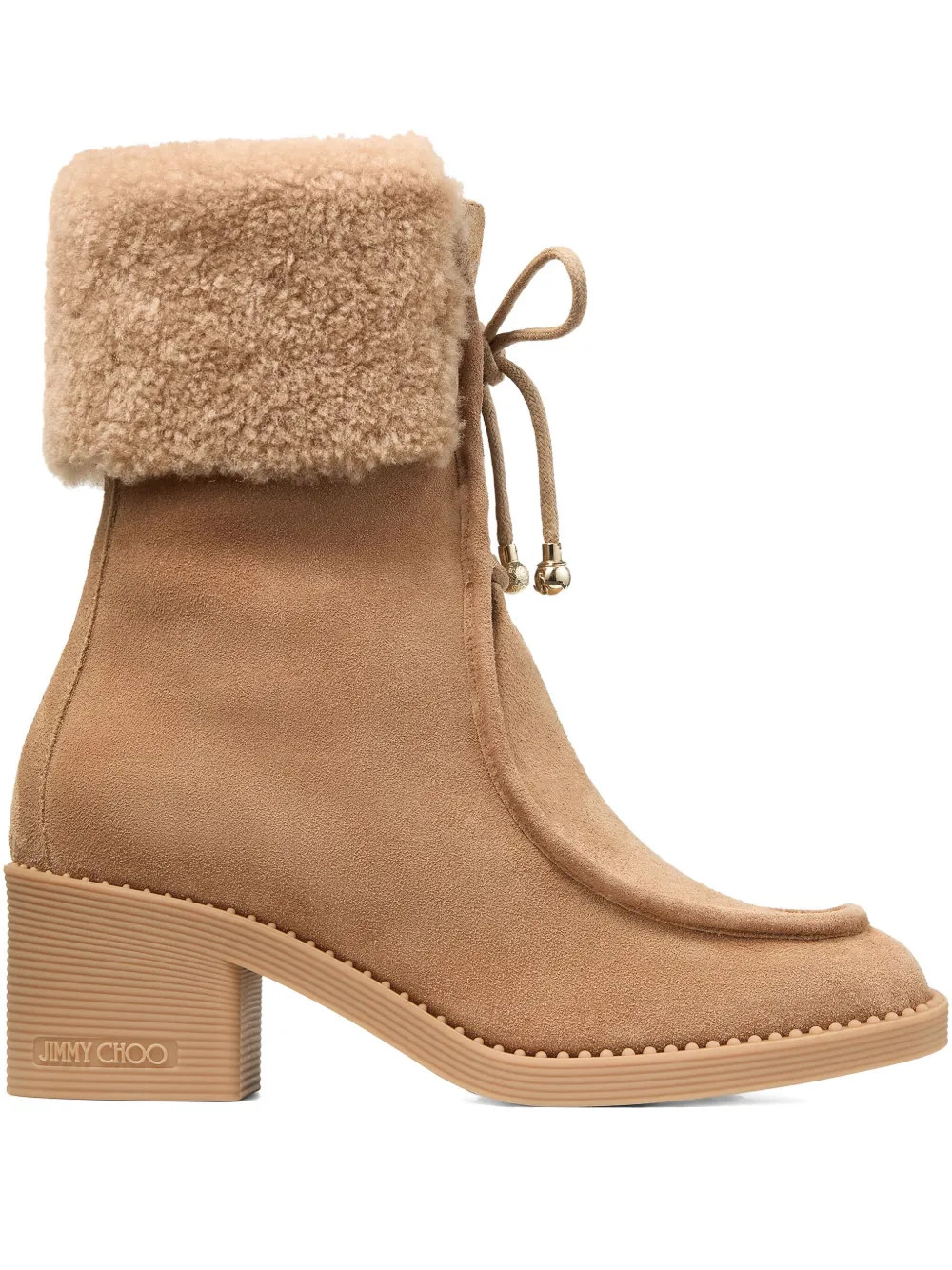 Jimmy Choo 60mm Hali Boots | Brown | FARFETCH | Farfetch Global