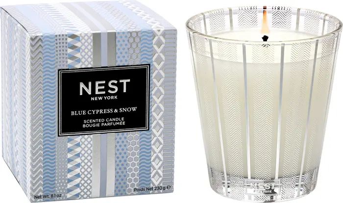 NEST Fragrances Blue Cypress & Snow Scented Classic Candle | Nordstrom