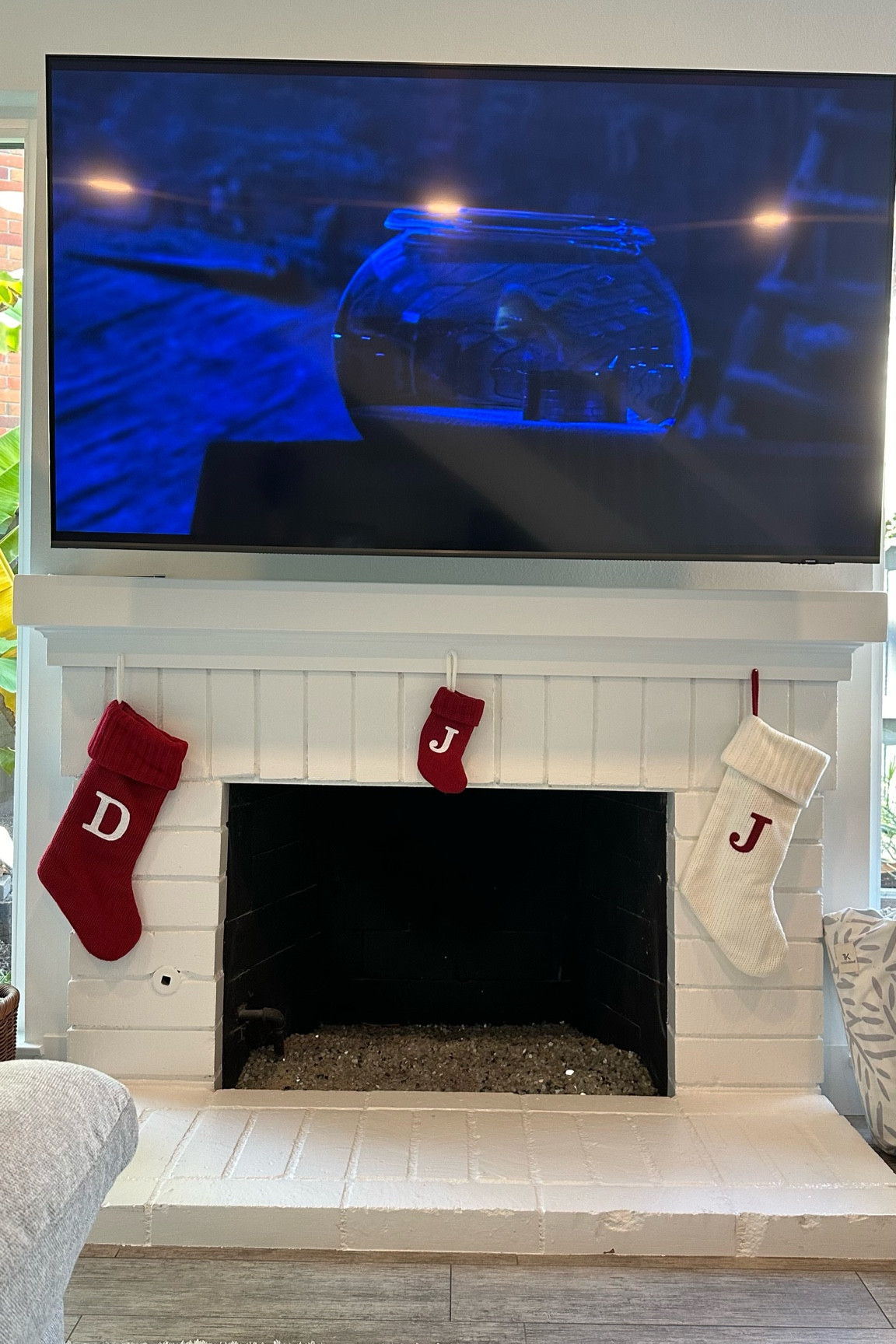 Monogram knit Christmas stockings in red and white for your mantle

#LTKSeasonal #LTKhome #LTKHoliday