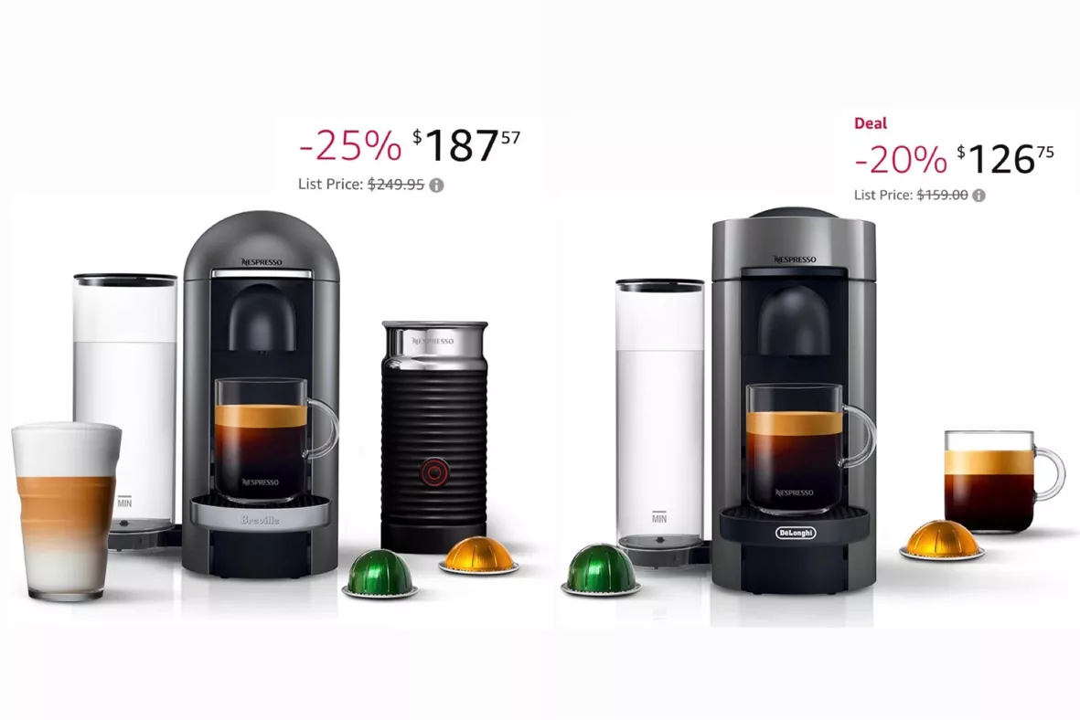 Nespresso Vertuo Plus Deluxe Coffee Maker And Espresso Machine By Delonghi  - Titan : Target