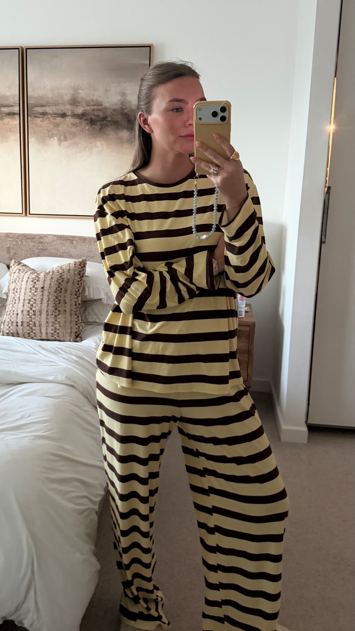 Stripey loungewear set 