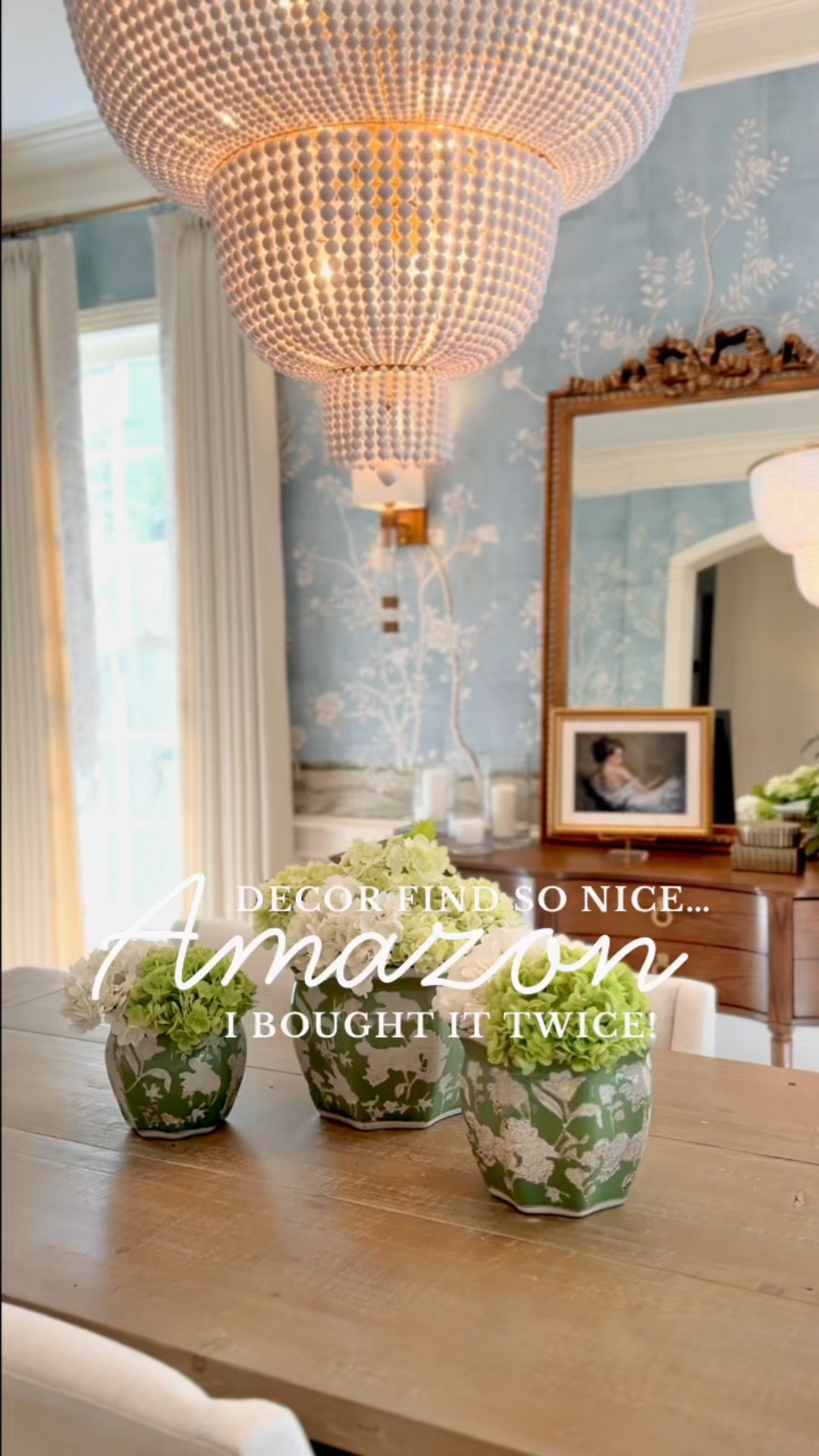 Amazon decor find so nice…I bought it twice!! I already had a beautiful blue and white set but really wanted this. Pretty sage green color. This that is great because you can style it on coffee tables console tables shelf styling. Can be used in a set or separately 

#LTKFindsUnder50 #LTKFindsUnder100 #LTKHome