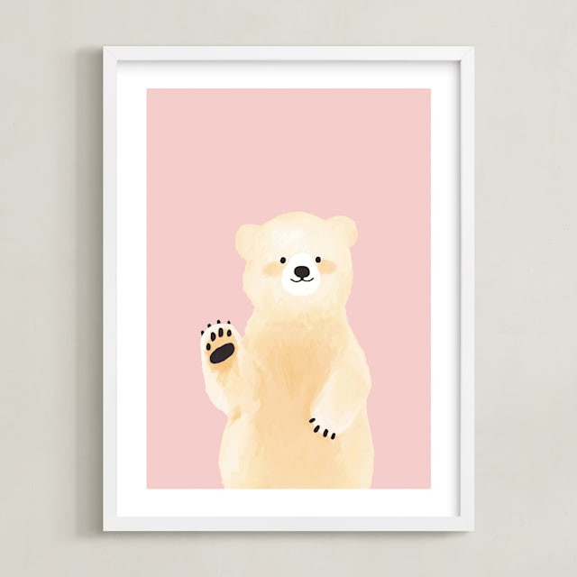 "So Beary Sweet" - Drawing Limited Edition Art Print by Mollie Bohannon. | Minted