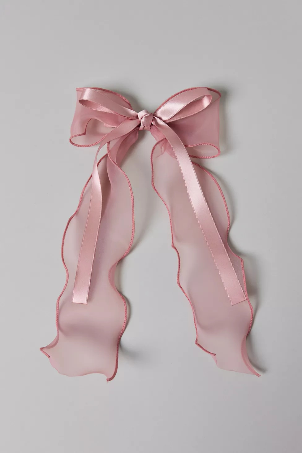Inez Chiffon Ribbon Hair Bow Hair Clip | Urban Outfitters (US and RoW)