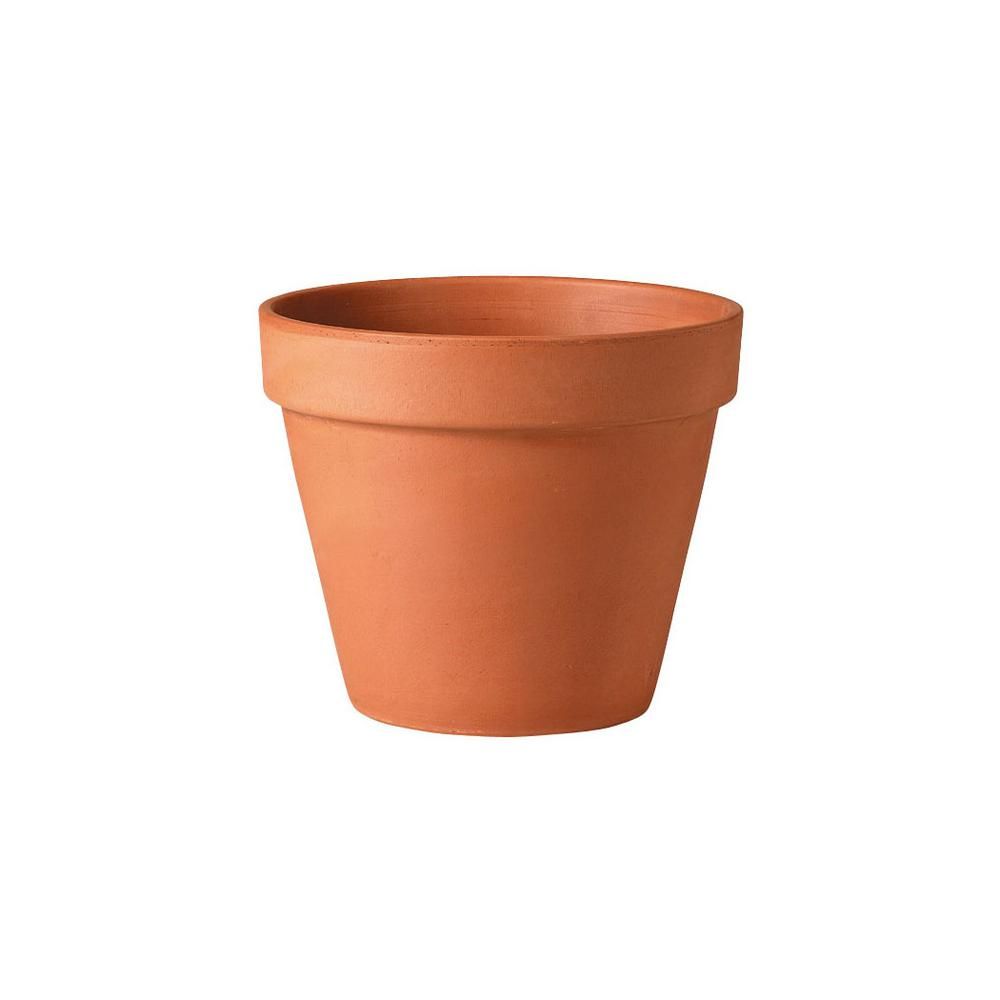 10 in. Clay Standard Pot | The Home Depot