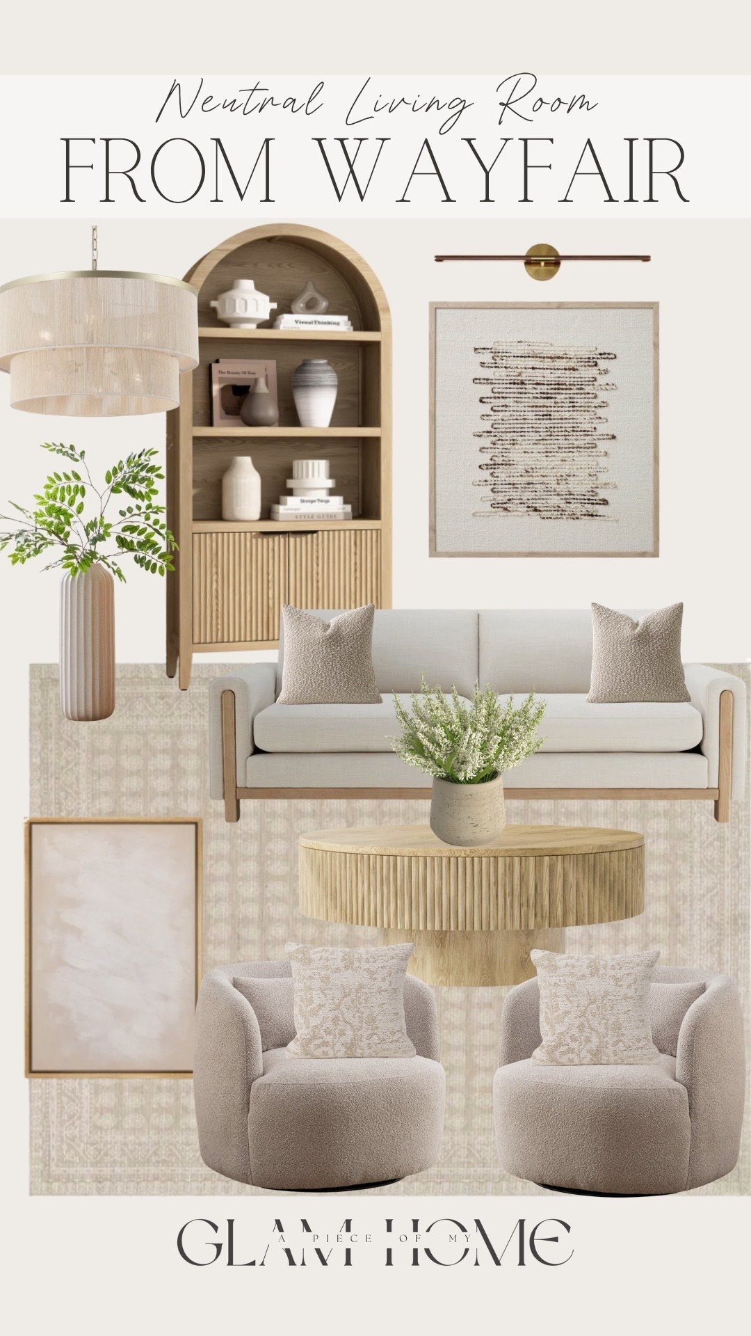 Wayfair neutral living room, Wayfair living room decor, neutral home decor, modern living room, cozy living room, minimalist living room, aesthetic home, neutral color palette, living room styling, sofa ideas, coffee table decor, area rugs, accent chairs, home accents, modern farmhouse, timeless decor, home essentials, interior inspo, layered textures, cozy vibes, neutral furniture, budget friendly living room, decor trends, living room refresh, stylish living room, Wayfair favorites

#LTKHome #LTKU #LTKSeasonal