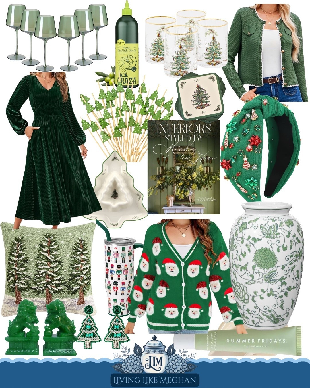 Green holiday favorites with a timeless feel 🌲
From pretty serving pieces to festive fashion and cozy accents, this mix feels classic, cheerful, and perfect for Christmas entertaining or gifting.

Tap to explore ✨

green Christmas decor • holiday entertaining ideas • festive home accents • Christmas outfits • classic holiday style • seasonal tableware

#LTKHoliday #LTKSaleAlert #LTKGiftGuide
