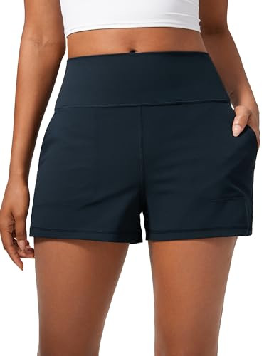 CRZ YOGA Butterlift Linerless Shorts for Women 3" - High Waisted Comfy Yoga Casual Lounge Workout... | Amazon (US)