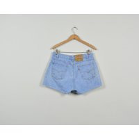 Levi's 550 Light Wash Vintage Denim Shorts | Etsy (US)