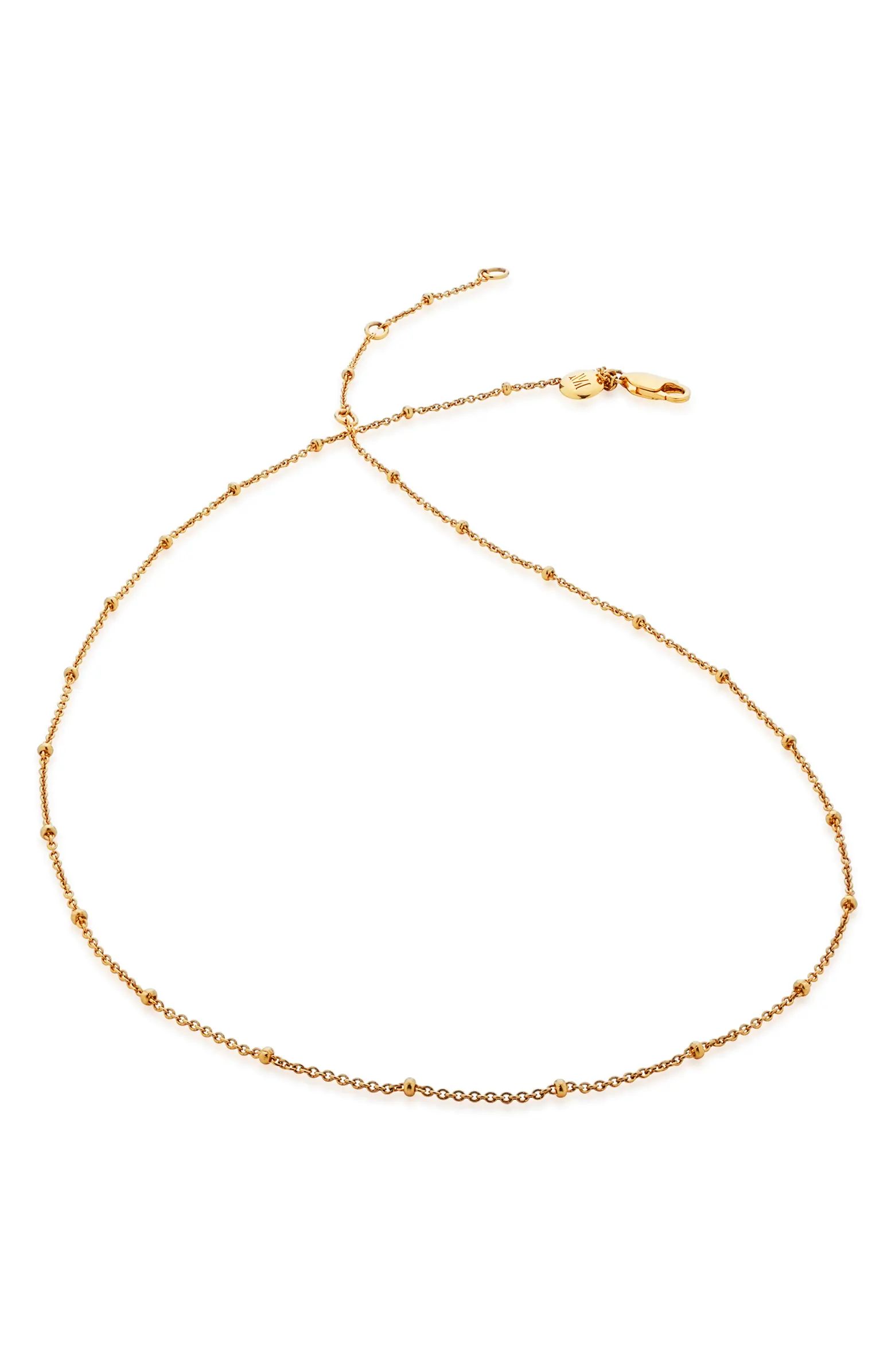 16-Inch Fine Bead Station Necklace | Nordstrom