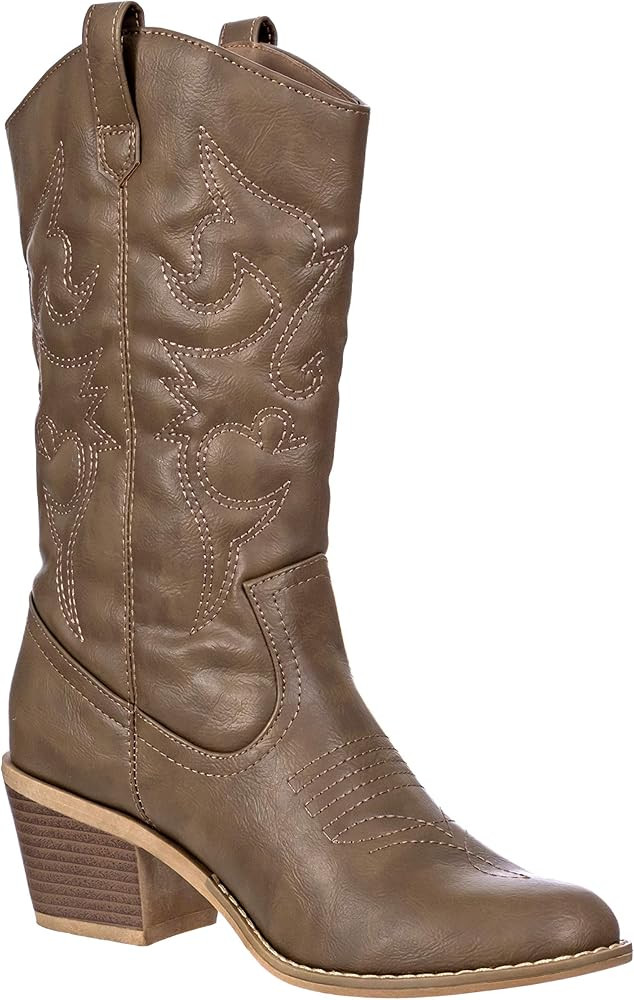 Charles Albert Women's Embroidered Modern Western Cowboy Boot | Amazon (US)
