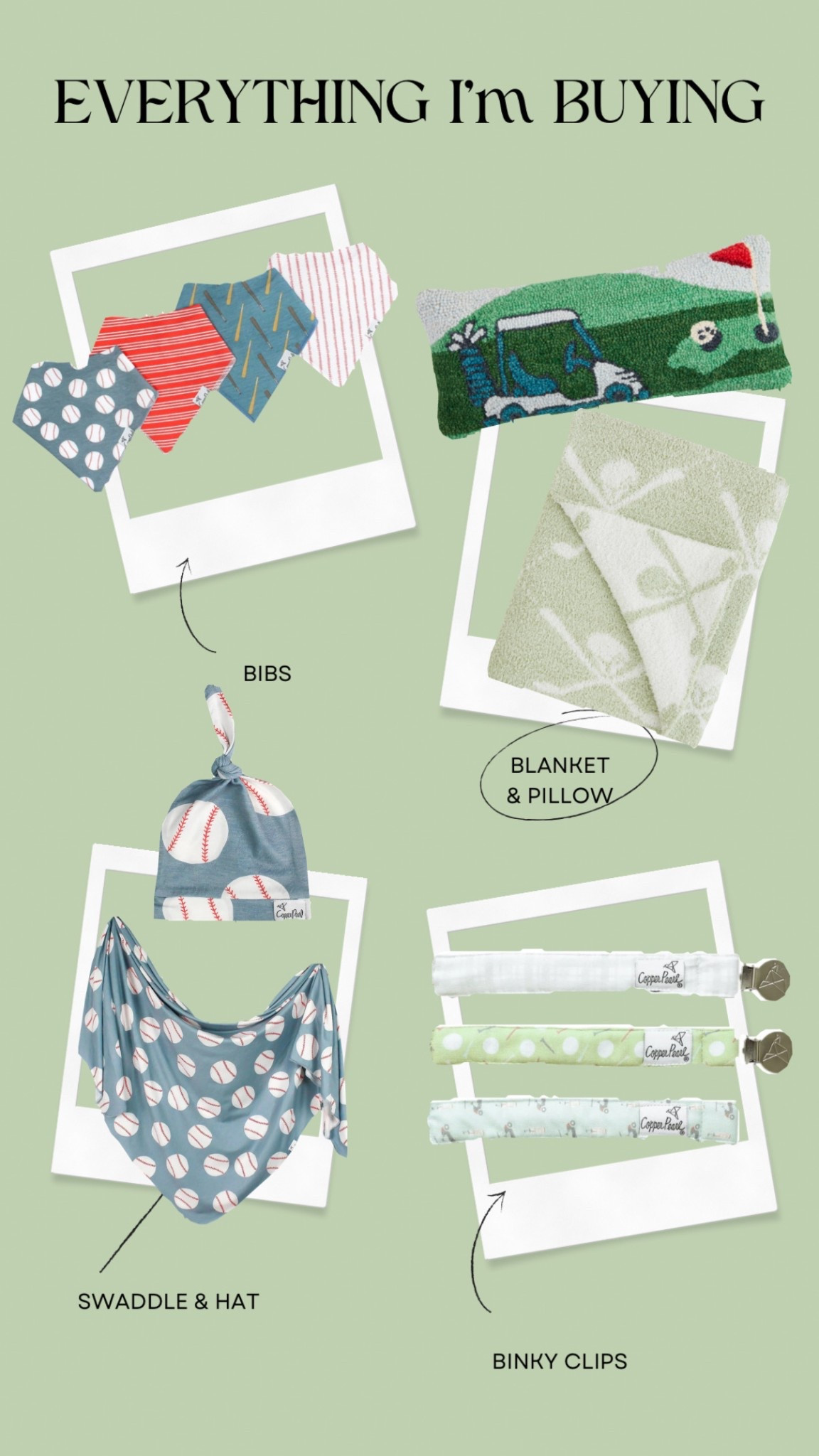 Everything I’m buying for baby boy that is baseball and golf related! 


#LTKGiftGuide #LTKKids #LTKBaby