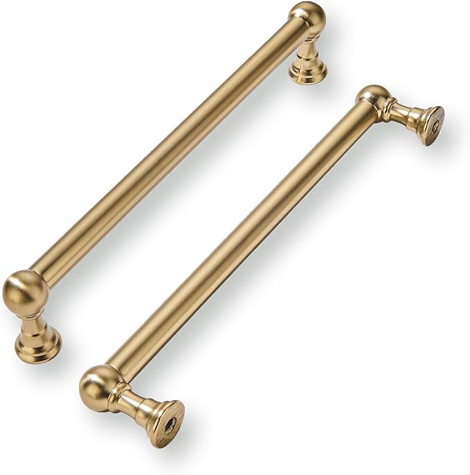 2 Pack 7-1/2 Inch Hole Center Champagne Bronze Cabinet Pulls Heavy Duty Solid Cabinet Handles cab... | Amazon (US)