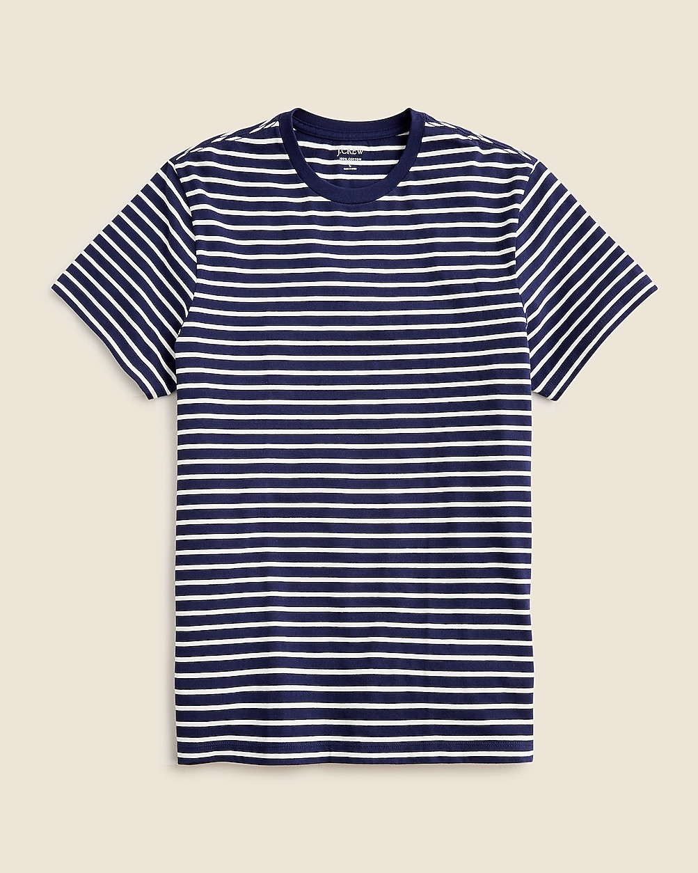 Cotton T-shirt in stripe | J. Crew US