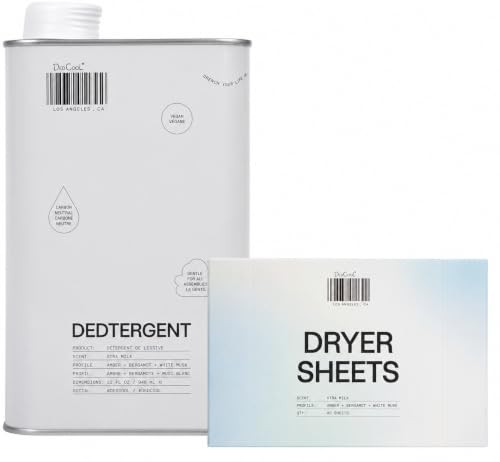 DedCool, Detergent & Dryer Sheets Bundle, Xtra Milk, Laundry Set | Amazon (US)