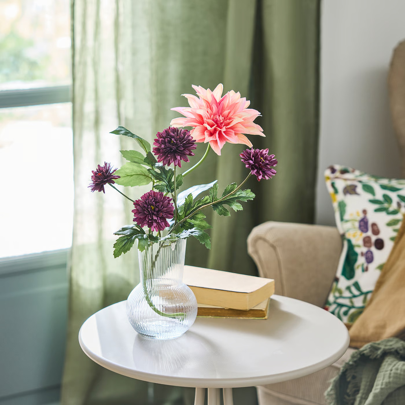 IKEA SMYCKA artificial flower, indoor/outdoor Chrysanthemums/lilac, 28 | IKEA US