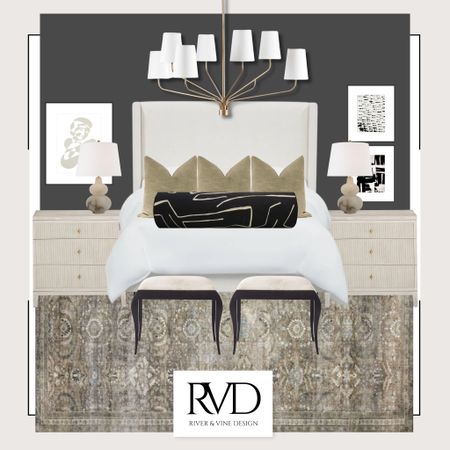 Get ready to cozy up in this dark and moody neutral contemporary bedroom design 🌙✨ With its deep hues and plush textures, this space is the perfect retreat for a restful night's sleep. From the statement headboard to the luxurious bedding, every detail has been carefully selected to create a sophisticated and inviting ambiance. Shop the look now and create your own dreamy bedroom! 
.
#shopltk, #shopltkhome, #shoprvd, #bedroomdesign, #homedecor, #neutraltones, #cozyvibes, #bedroomdecor, #bedroomfurniture, #bedding, #dramaticpaintcolor, #primarysuitedesign, #guestroomdesign, #guestsuite

#LTKFind #LTKhome #LTKstyletip