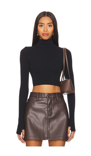 Commando Ballet Crop Top in Black. | Revolve Clothing (Global)