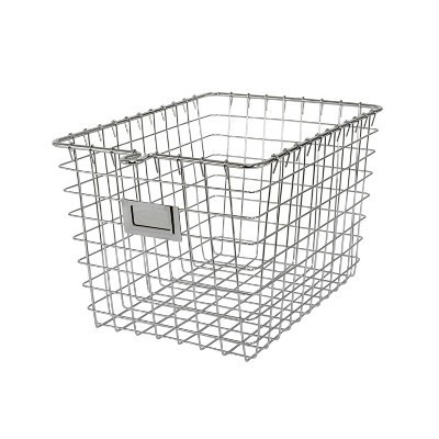 Spectrum Diversified Small Storage Basket Silver | Target
