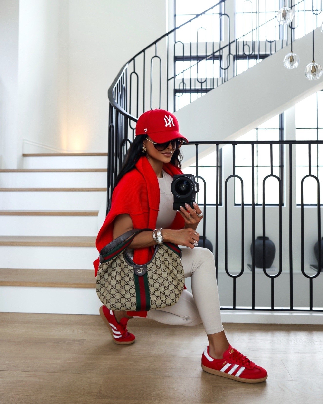 Casual summer outfit
Amazon beige workout set
Adidas samba sneakers
Amazon red sweater 
4th of July outfit

#LTKootd #LTKActive #LTKSeasonal