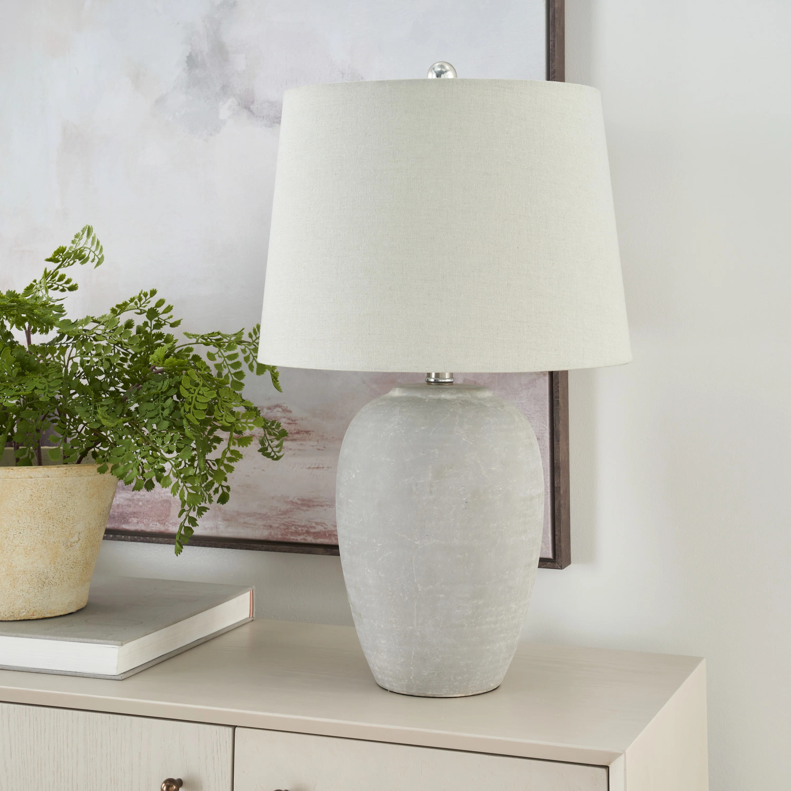 Latitude Run® Schwerin 23" Unglazed Ceramic Table Lamp & Reviews | Wayfair | Wayfair North America