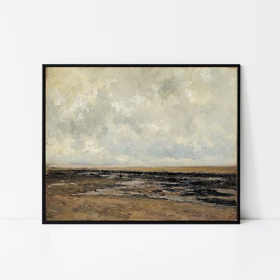 Ocean Oil Painting Antique Painting PRINTABLE Wall Art - Etsy | Etsy (US)