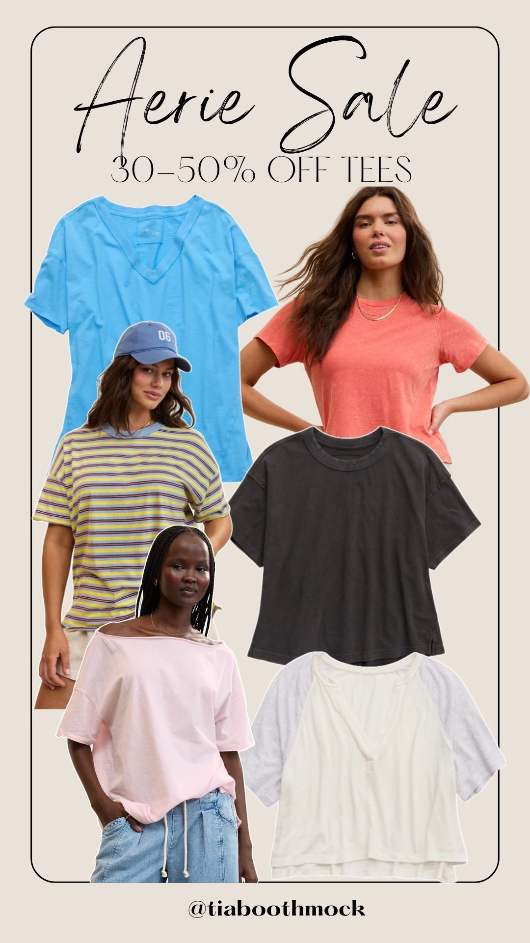 The easiest closet refresh? A few new tees 🤍 Aerie styles are 30–50% off and so good for everyday wear.

#LTKootd #LTKgrwm