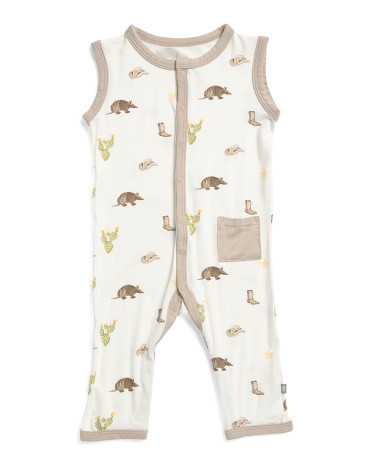 Infant Boys Sleeveless Western Romper | TJ Maxx