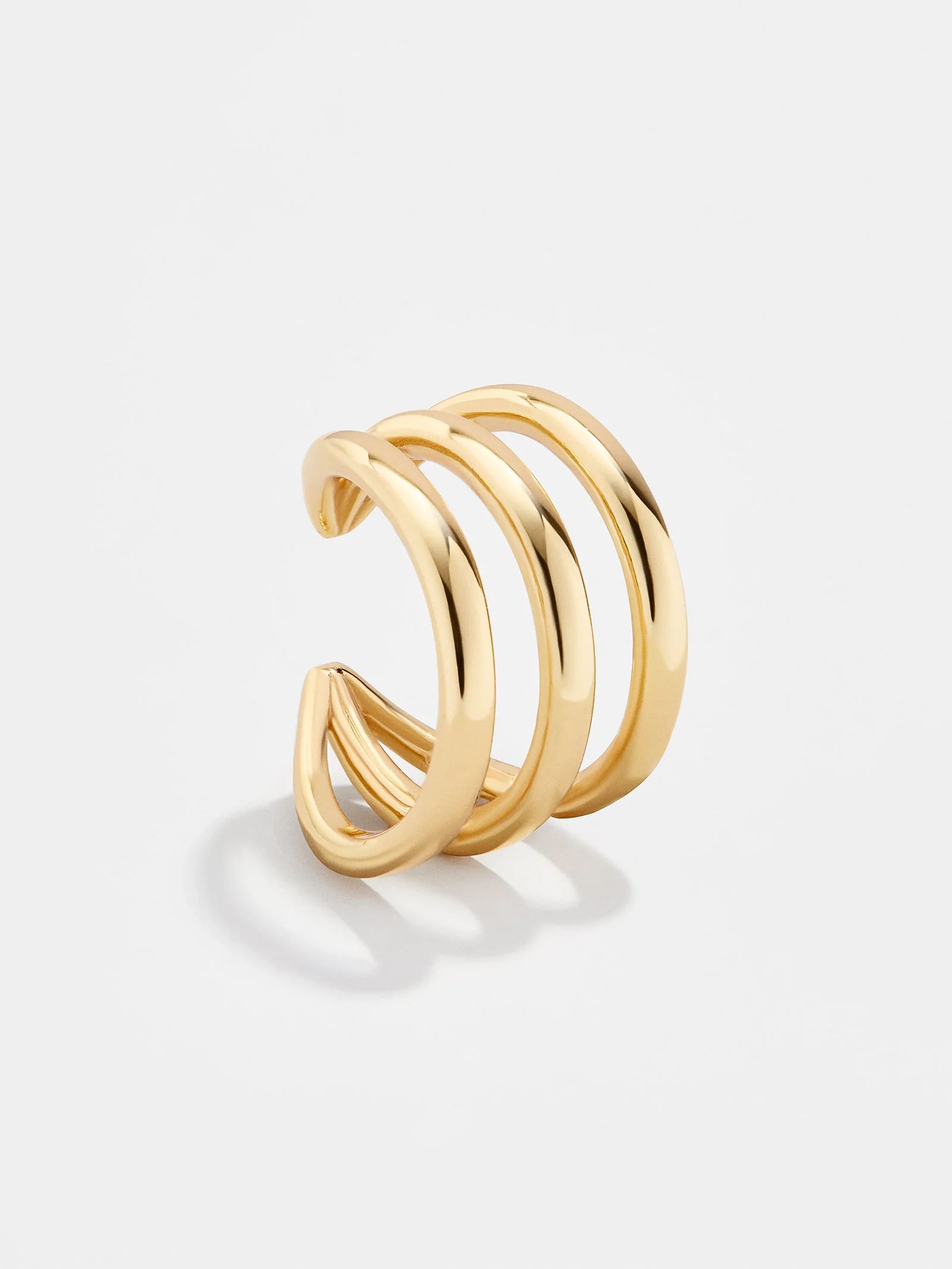 Morgan 18K Gold Ear Cuff - Gold | BaubleBar (US)