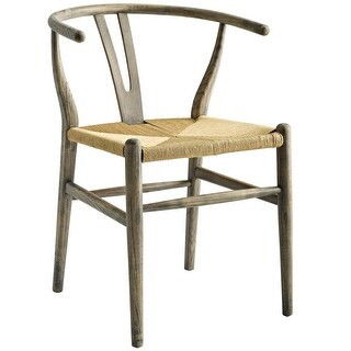 Amish Retro Weathered Grey Wood Side Dining Chair - Light Gray | Bed Bath & Beyond
