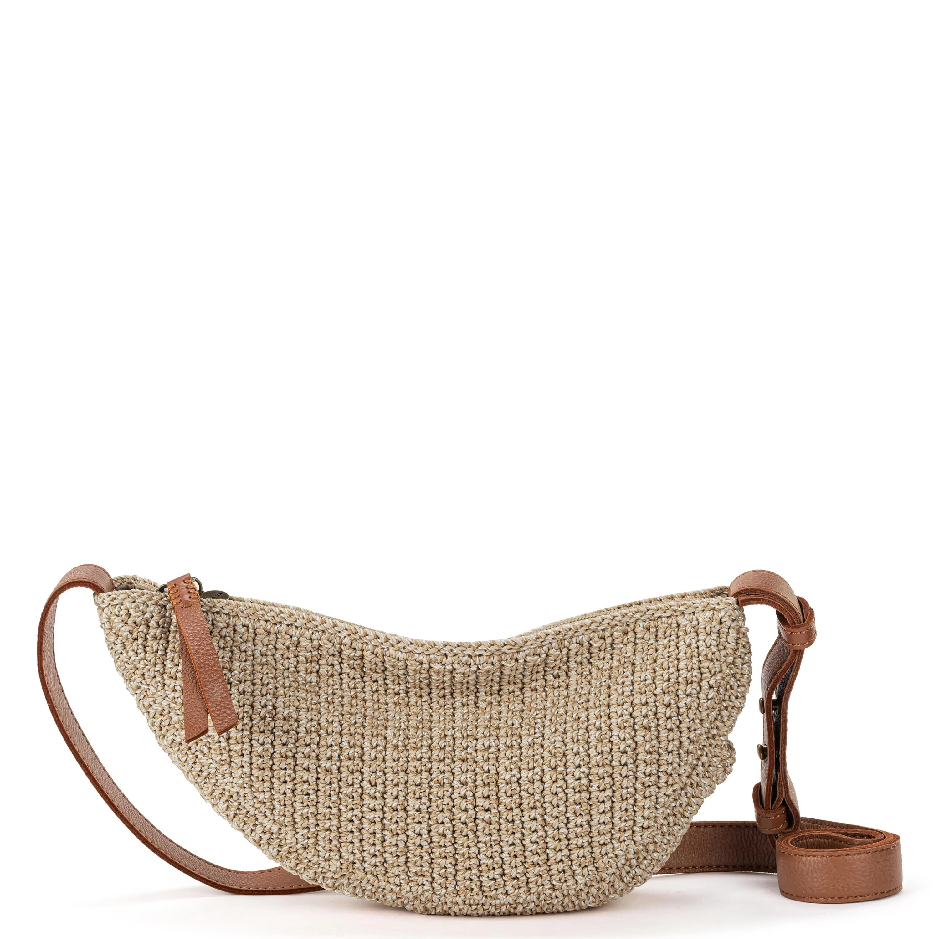 Tess Sling Bag in Bamboo Static Crochet | The Sak