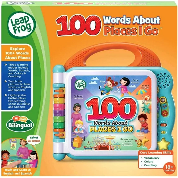 LeapFrog 100 Words About Places Bilingual Electronic Learning System | Walmart (US)
