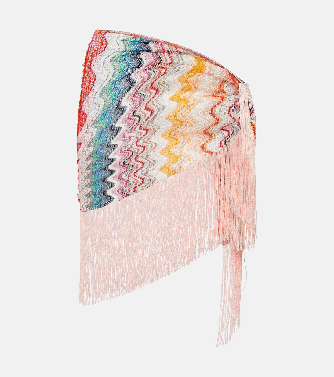 Zig Zag fringed lamé beach cover-up | Mytheresa (INTL)