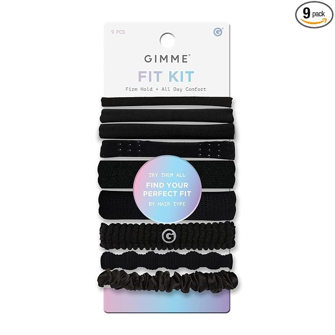 Gimme Beauty Fit Kit - Sample Pack with 5 Different Band Sizes - No-Snag, Gentle Ties for All Hai... | Amazon (US)