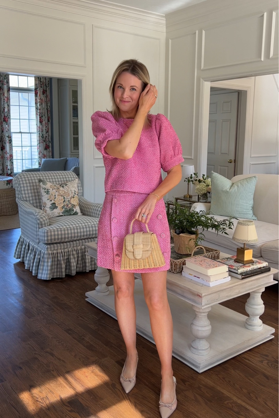 A girly pink outfit for Valentine’s Day 🎀