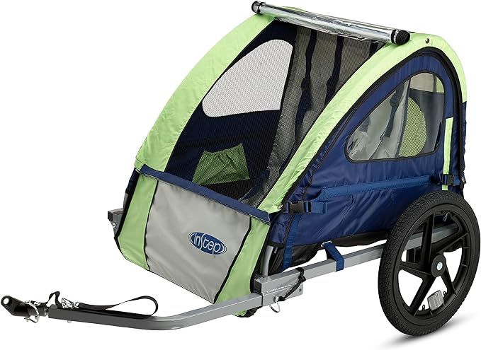Instep Bike Trailer for Toddlers, Kids, Single and Double Seat, 2-In-1 Canopy Carrier, Multiple C... | Amazon (US)