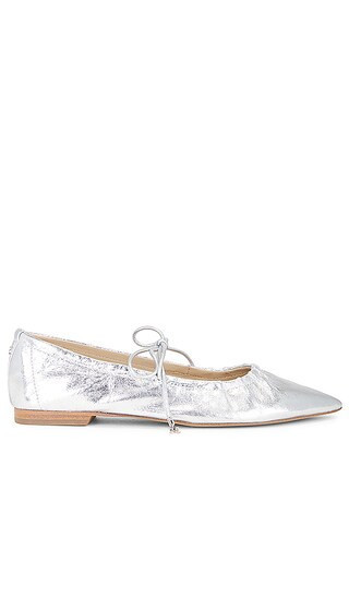 Sam Edelman Bri Flat in Metallic Silver. - size 6 | Revolve Clothing (Global)