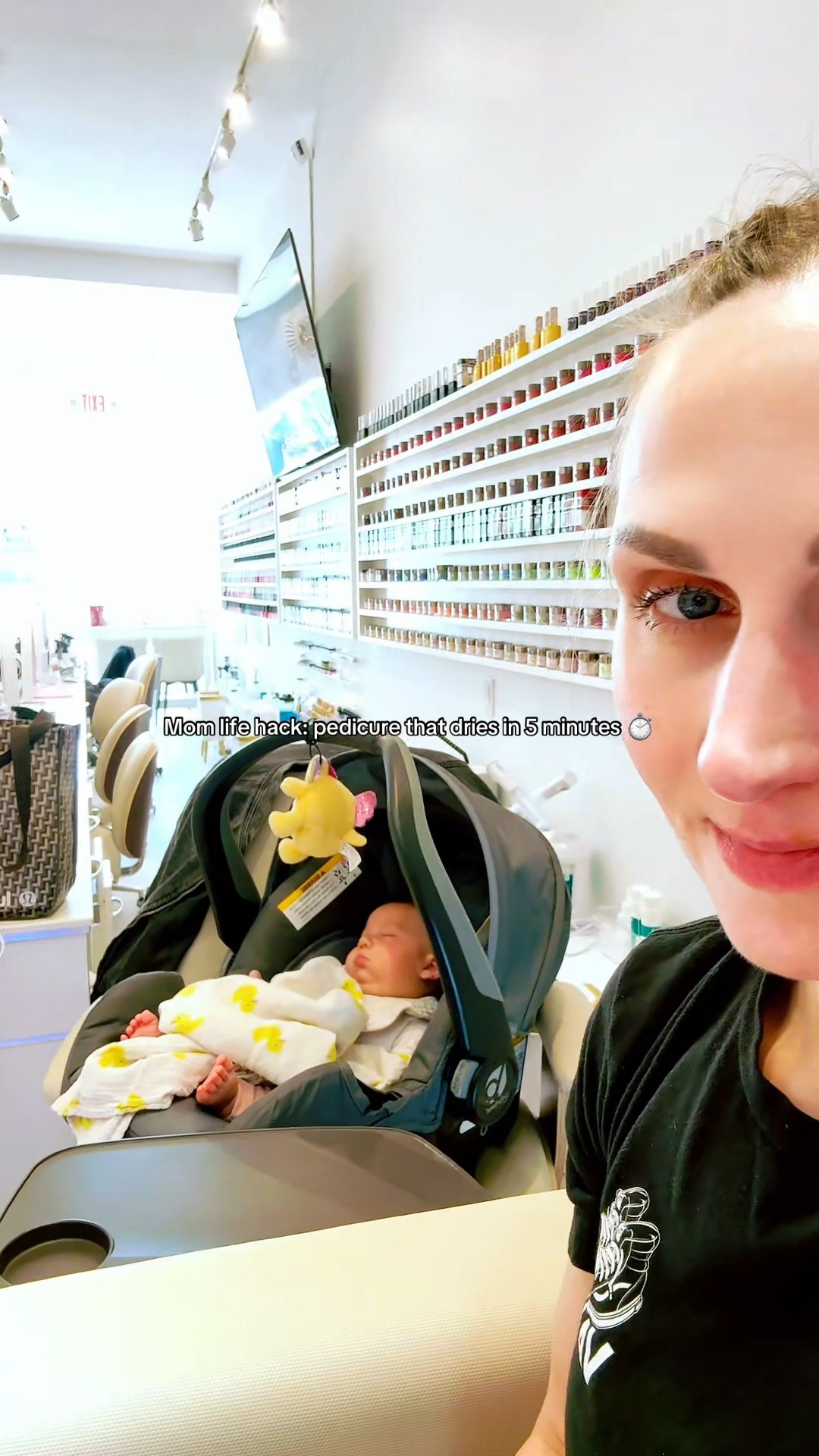 Mom of three with a newborn… I don’t have time to sit around waiting for polish to dry. Baby on my lap and a 5-minute Dazzle Dry pedicure still gets the job done. 💅🏻👶🏻

#momlife #momofthree #newbornmom #busymom #momsoftiktok #realmomlife #pedicure #dazzledry #rednails #momroutine #momcontent #selfcaremom #beautyroutine #reallifemom

#LTKselfcare #LTKBeauty #LTKmomlife