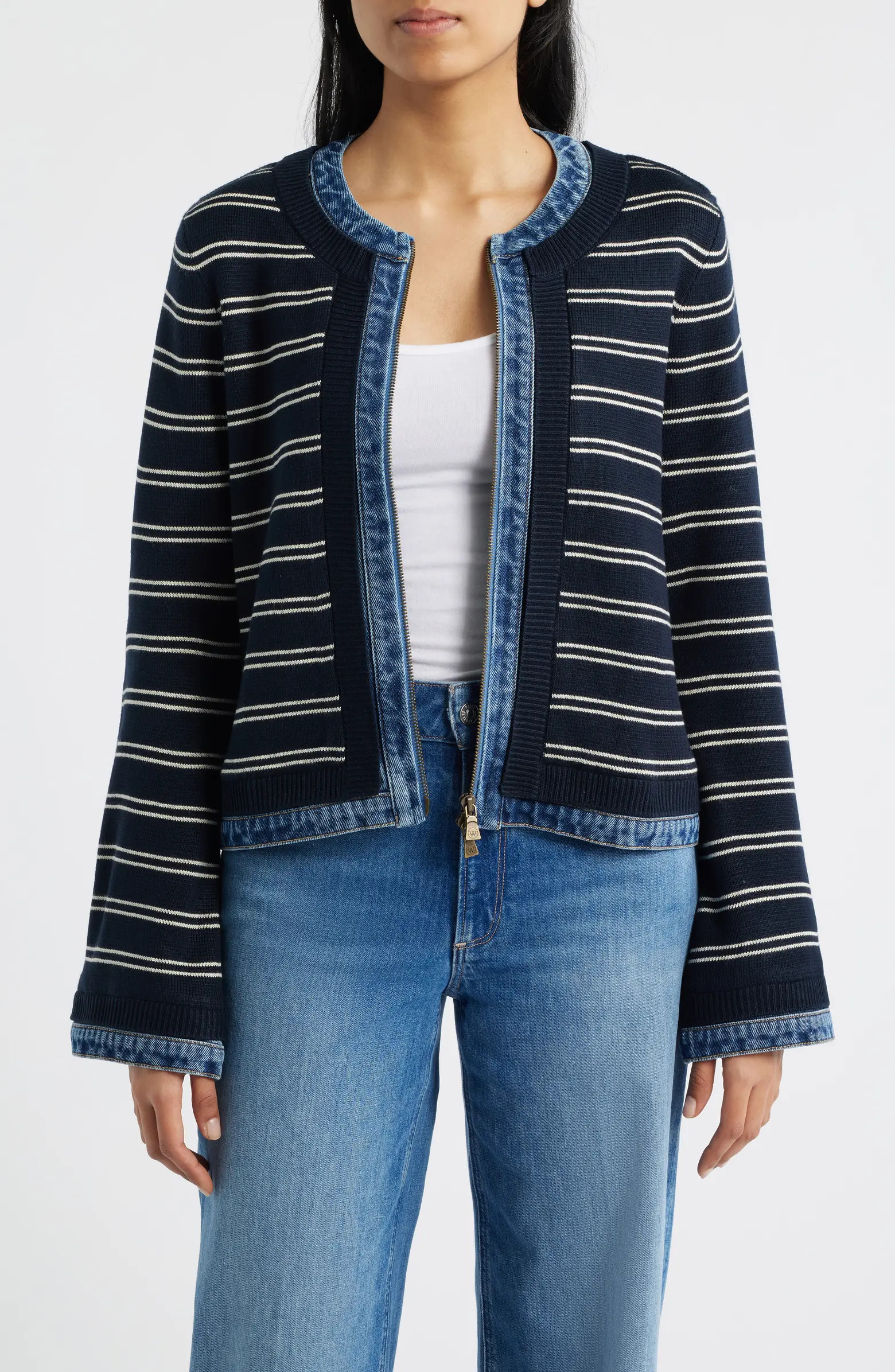 Mixed Media Jacket | Nordstrom