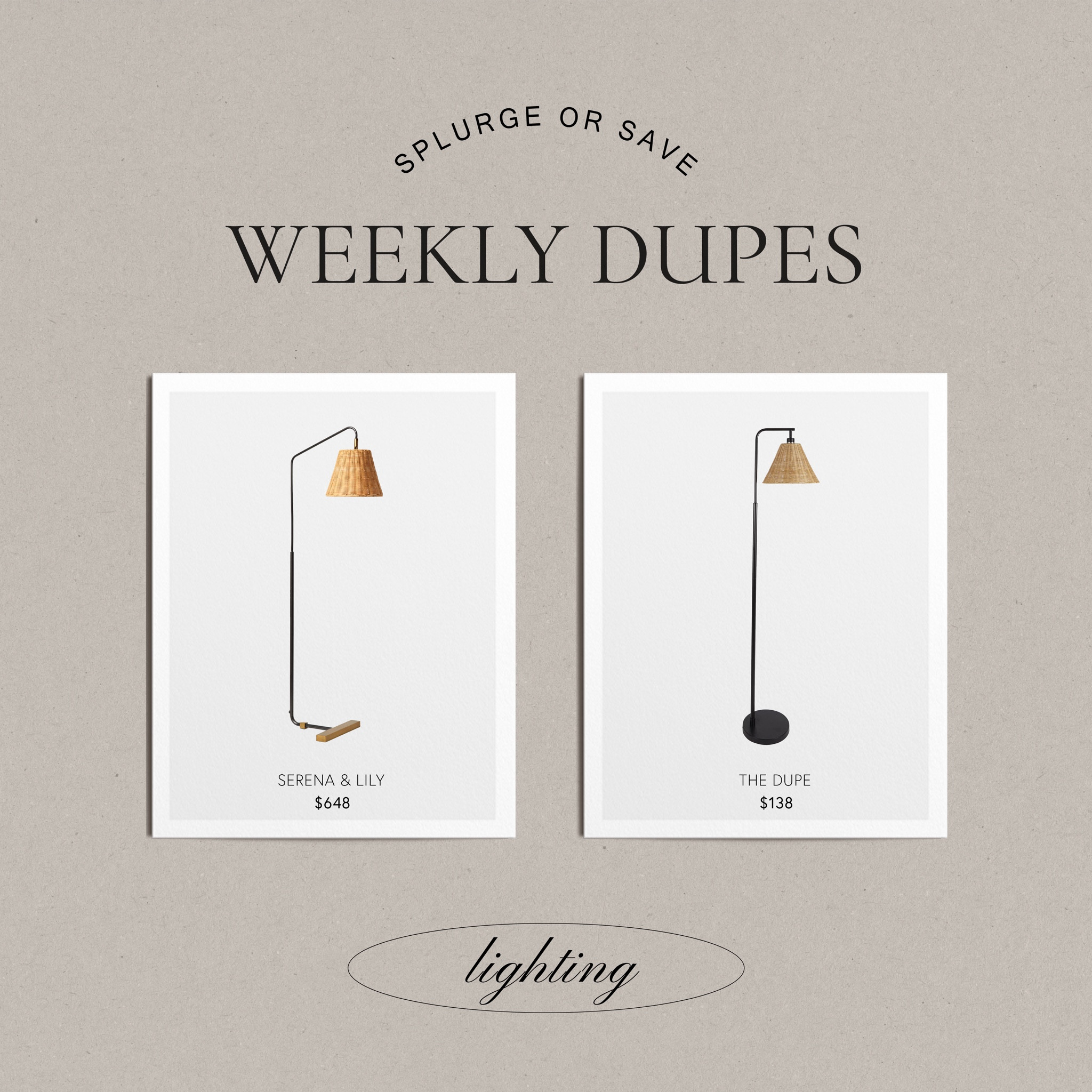 Rattan floor lamp with black vase. 

#LTKhome