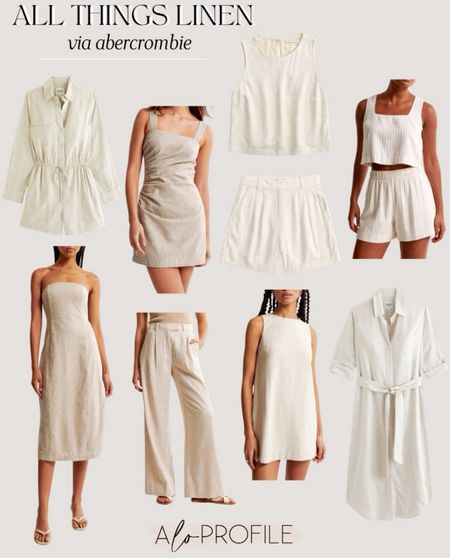 Spring Wardrobe Staples:
Linen // Abercrombie, spring fashion, spring style, spring outfits, vacation outfits, spring trends

#LTKStyleTip #LTKSeasonal