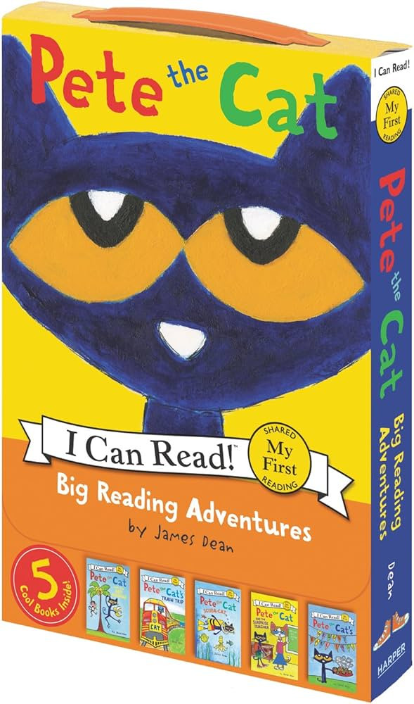 Pete the Cat: Big Reading Adventures: A Box of 5 Groovy Books – My First I Can Read Collection ... | Amazon (US)