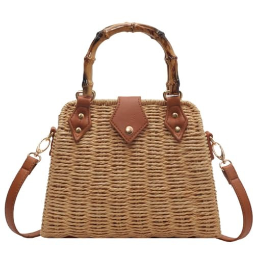 Summer Straw Bags for Women Straw Tote Bag Hand Woven Rattan Purse Beach Bag Hobo Bag 2024 | Amazon (US)