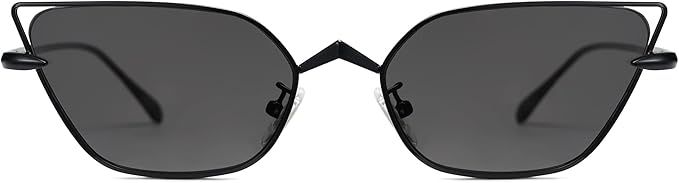 SOJOS Small Cateye Sunglasses Fashion Narrow Fun Designer Sun Glasses SJ1127 | Amazon (US)