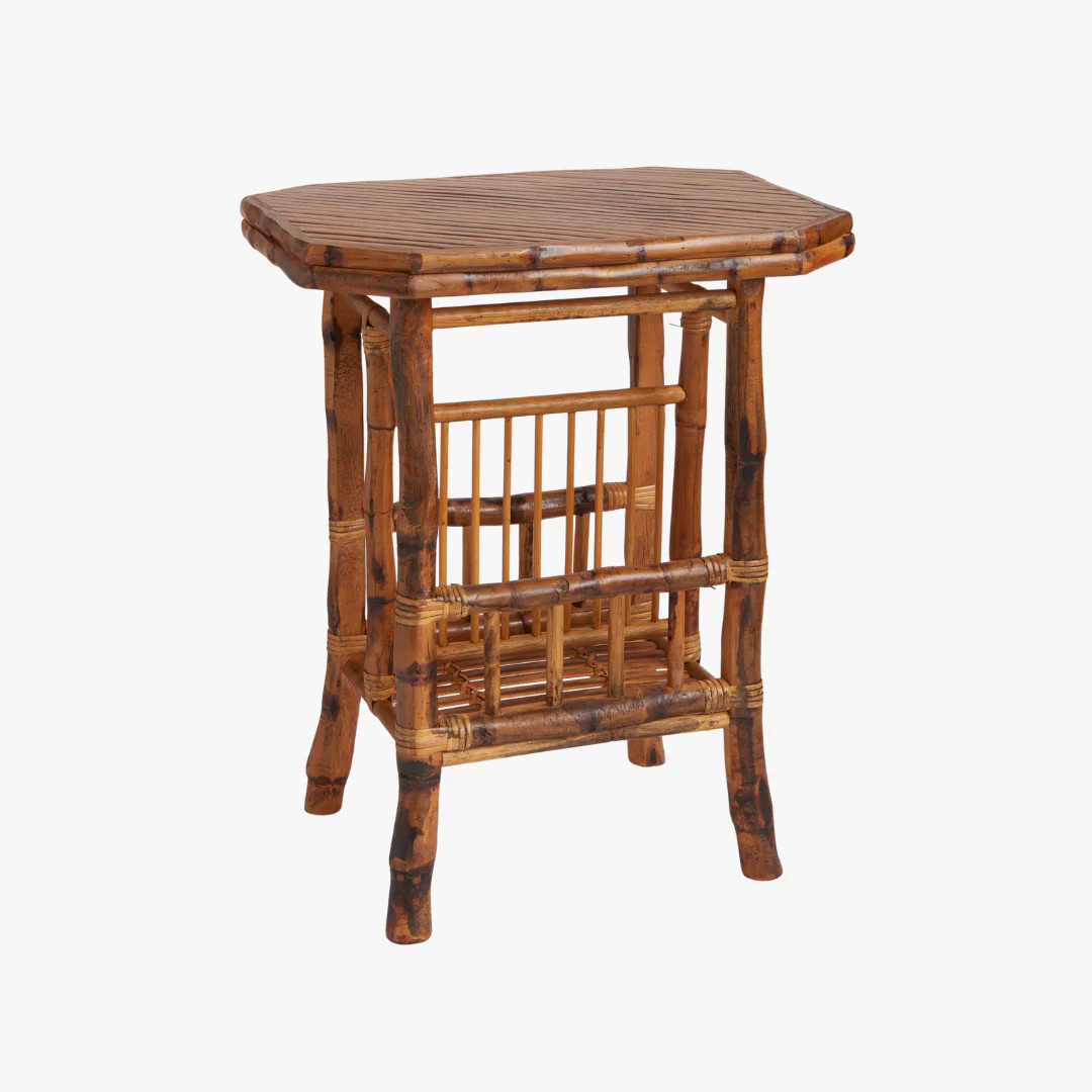 Tortoise Bamboo Magazine Table | Dear Keaton
