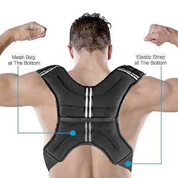 Weighted Vest Weight Vest for Men Women Kids Weights Included, Body Weight Vests Adjustable for R... | Amazon (US)