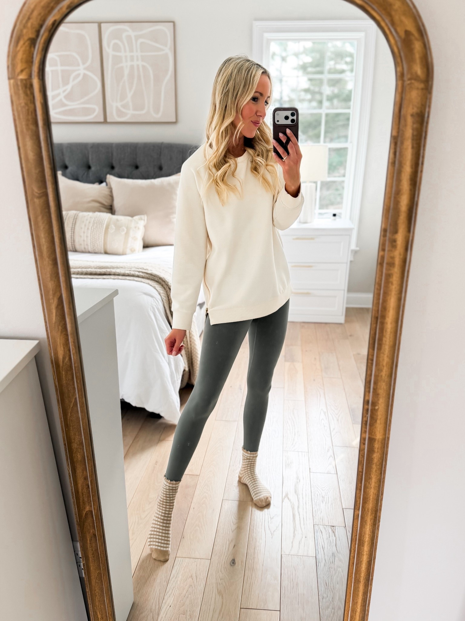 Amazon Big Spring Sale deals are live! Today’s OOTD is on sale! Love this side zip crewneck- reminds me of Varley! And I wear these glasses, gingham socks, and Ugg look for less all the time!! 

#LTKootd #LTKdayinmylife #LTKSaleAlert