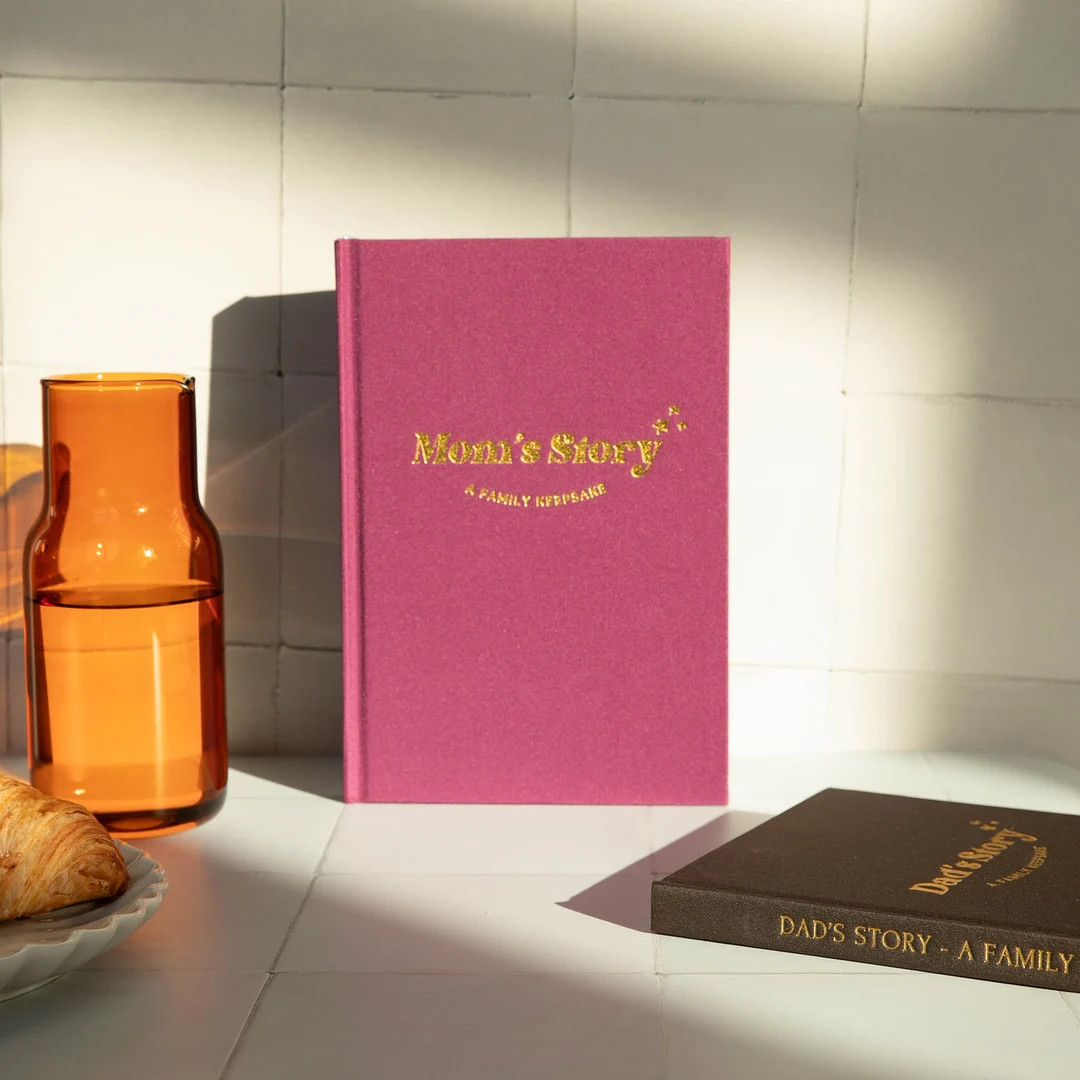 Mom's Story Keepsake Journal: Linen Cover Memory Book with Prompts | Etsy (US)