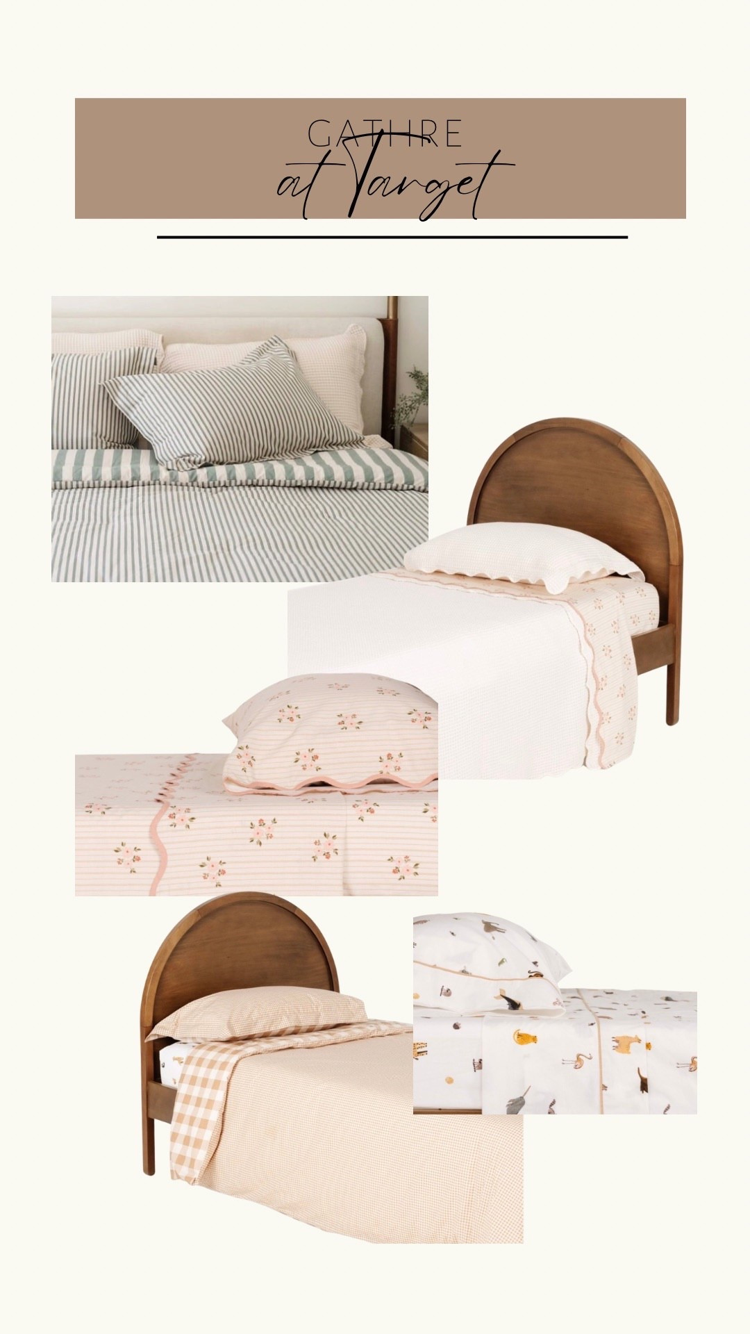 The cutest new bedding collection from Gathre at Target 🤩 comes in Twin and Full/Queen!

#LTKHome