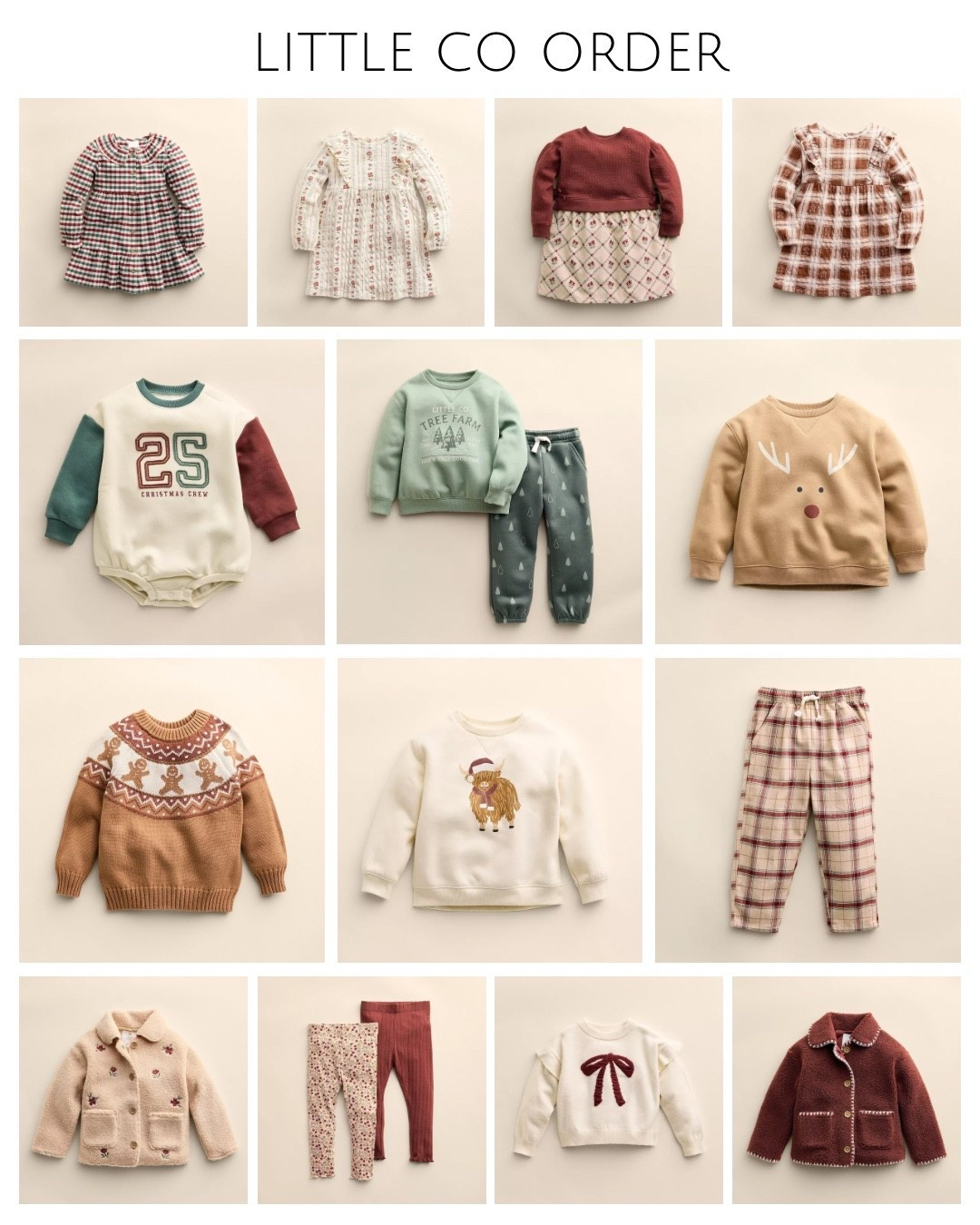 Little co, toddler outfit ideas, seasonal kids outfit, Christmas outfits, Christmas prints, winter outfits for children, winter prints, onesies, pants, dresses, sweaters, leggings, coats, toddlers, baby, kids, kohls

#LTKSeasonal #LTKKids #LTKBaby